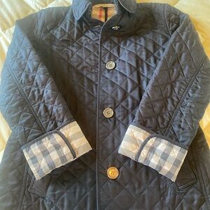Burberry Brit Navy Quilted Jacket